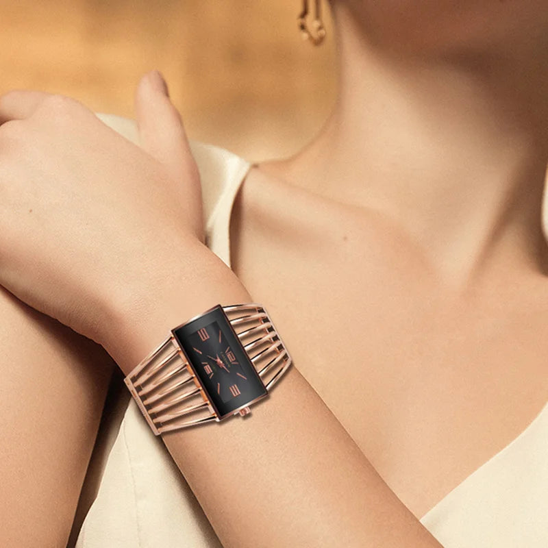 Montre Femme 2026 Montres pour femmes Montre de mode pour femmes Bracelet en or de luxe Montres élégantes pour femmes