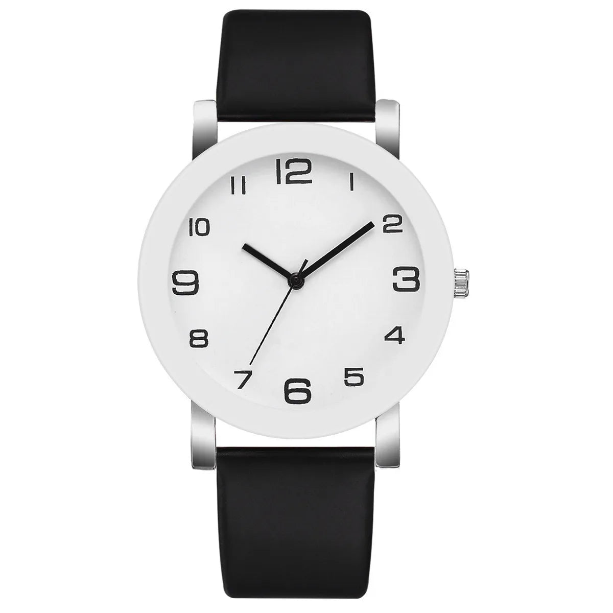 Montre homme de luxe de marque, décontractée, en cuir, à quartz, cadran rond simple, montre-bracelet pour homme, cadeau, montre homme