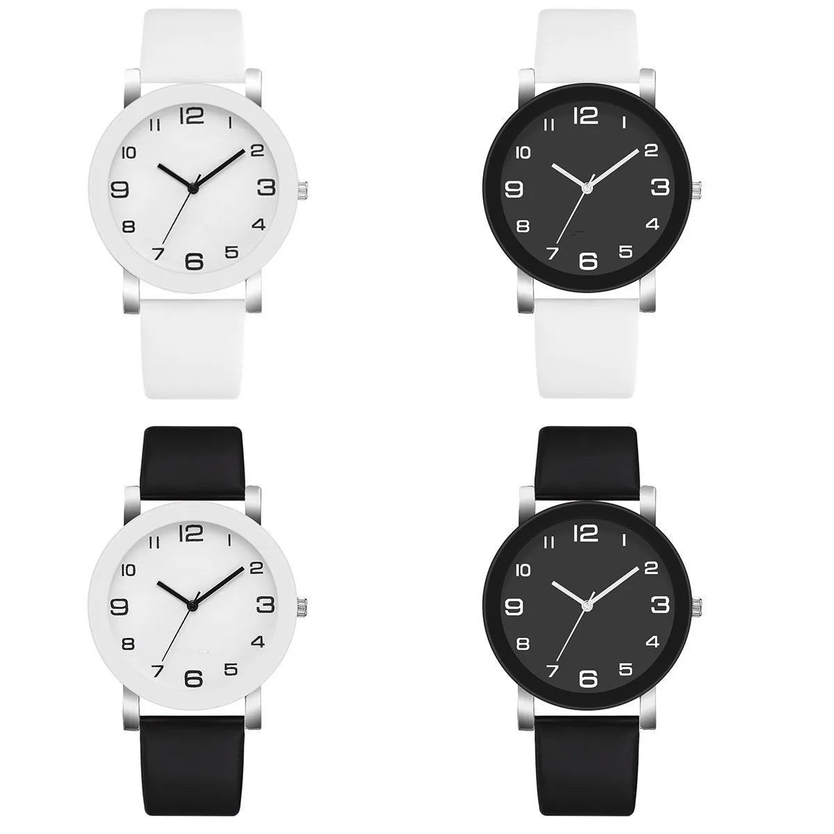 Montre homme de luxe de marque, décontractée, en cuir, à quartz, cadran rond simple, montre-bracelet pour homme, cadeau, montre homme