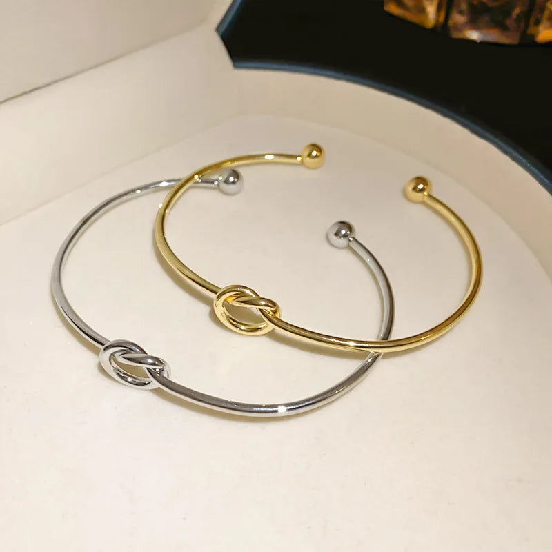 Bracelets en acier inoxydable style vintage pour hommes, joncs torsadés à texture tissée pour femmes, bijoux tendance streetwear gothiques, cadeaux