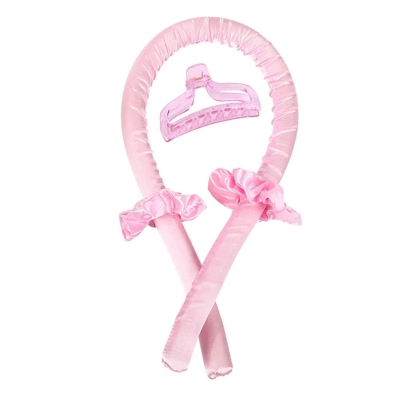 Bandeau à bigoudis sans chaleur, rouleaux en soie pour des boucles sans chaleur, bandeau doux pour dormir, bigoudis pour cheveux paresseux, outils de coiffure