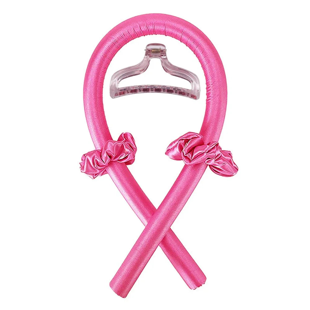 Bandeau à bigoudis sans chaleur, rouleaux en soie pour des boucles sans chaleur, bandeau doux pour dormir, bigoudis pour cheveux paresseux, outils de coiffure