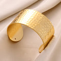 Bracelet vintage irrégulier pour femme, en acier inoxydable couleur or, manchette ouverte, bijou de luxe exquis, cadeau
