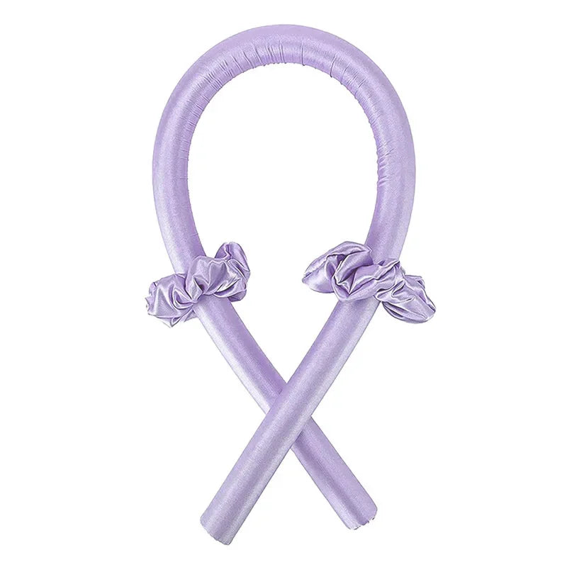 Bandeau à bigoudis sans chaleur, rouleaux en soie pour des boucles sans chaleur, bandeau doux pour dormir, bigoudis pour cheveux paresseux, outils de coiffure