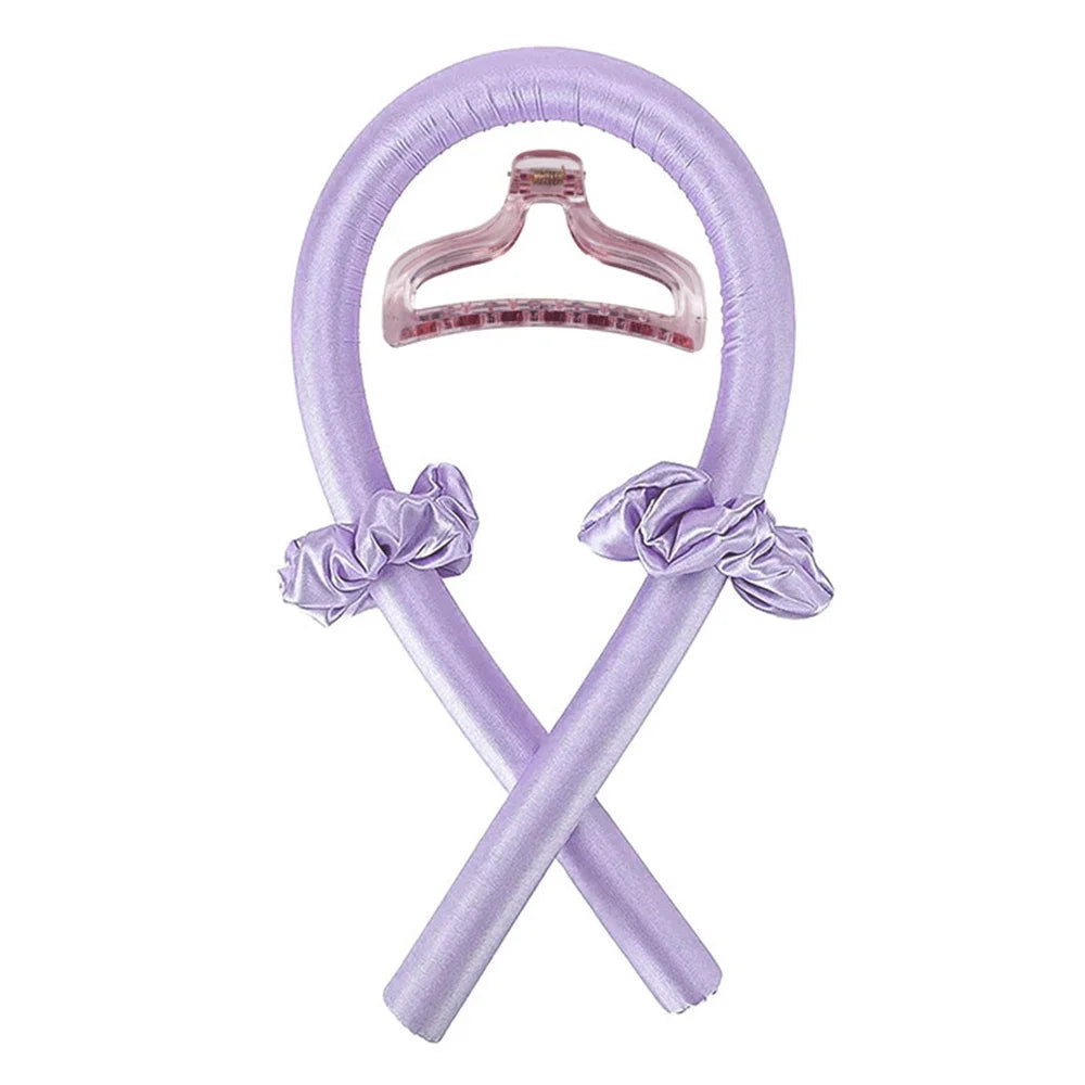 Bandeau à bigoudis sans chaleur, rouleaux en soie pour des boucles sans chaleur, bandeau doux pour dormir, bigoudis pour cheveux paresseux, outils de coiffure