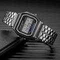 Montres numériques 2026 pour hommes, bracelet étanche, montre électronique LED dorée, montre-bracelet pour femmes, montre homme décontractée
