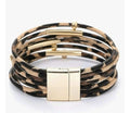 Bracelet Léopard fermeture rapide